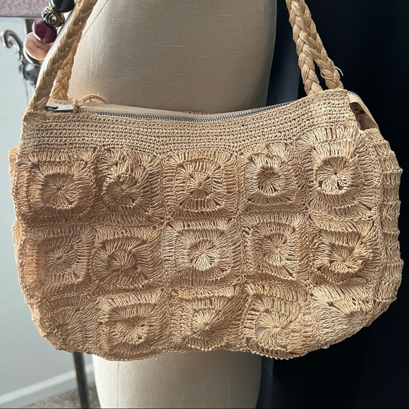 Small bohemian draw stitch handbag - Picture 2 of 6